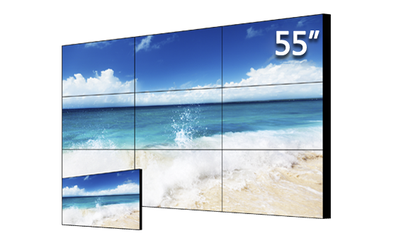 Đơn vị ghép màn hình tinh thể lỏng LED 55 inch, khe hở 1,7 mm