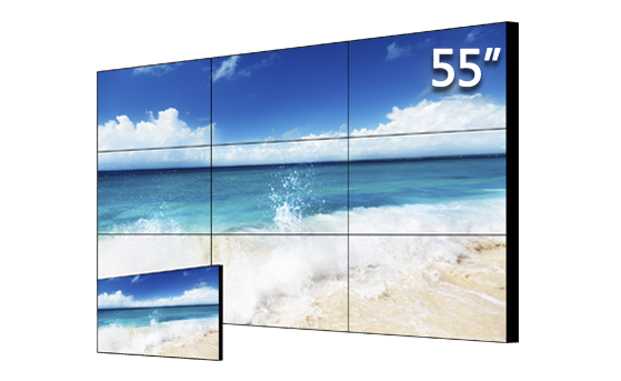 Đơn vị ghép màn hình tinh thể lỏng LED cao sáng 55 inch, khe hở 1,8 mm
